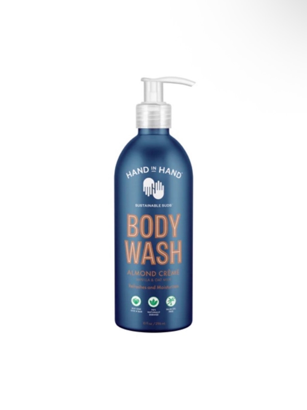 Hand in Hand Almond Crème Body Wash Vegan NEW
